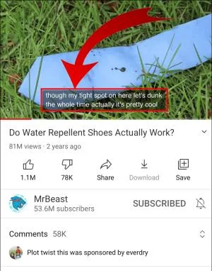 Как да получите препис на видеоклип в YouTube