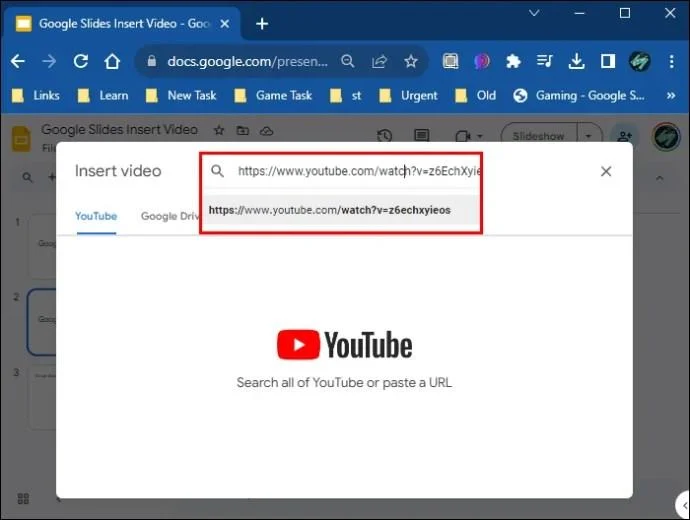 Πώς να εισαγάγετε βίντεο στις διαφάνειες Google