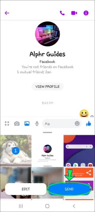Πώς να στείλετε συνημμένα στο Facebook Messenger