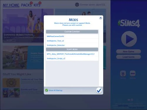 Kā izlabot Sims 4 moduļus, kas netiek rādīti