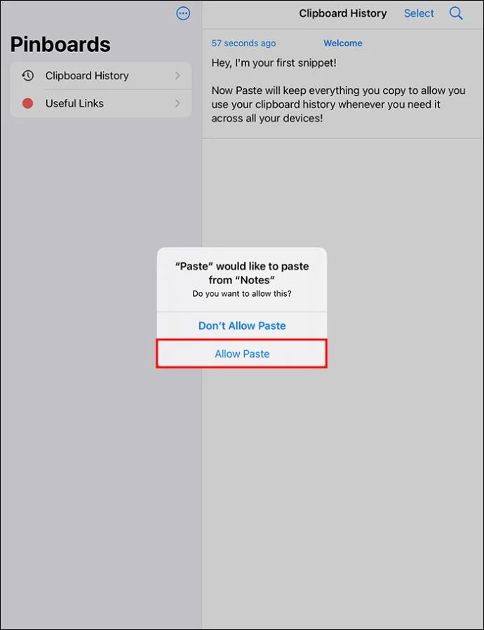 Как да изчистите клипборда на iPad