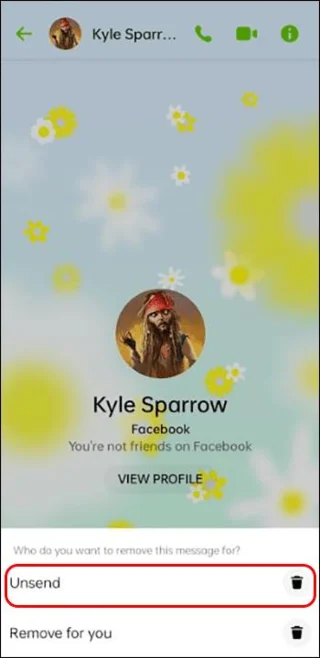 Как да видите часа на съобщението в Messenger