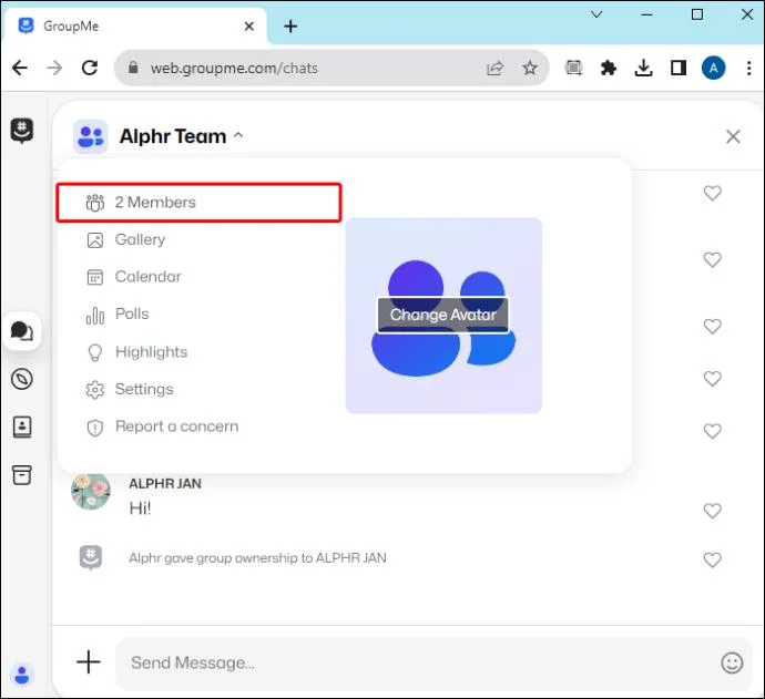 Как да коригирате невалидна връзка за споделяне в GroupMe