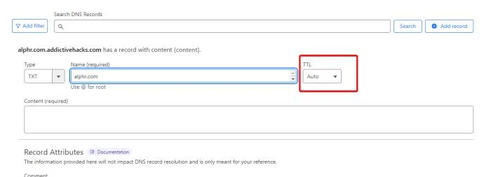 Cloudflare: Как да добавите TXT запис