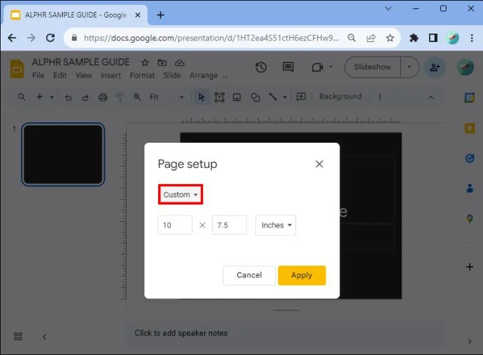 Как да използвате вертикално оформление в Google Презентации