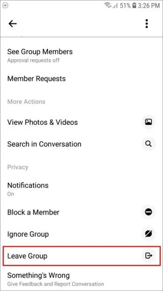 Как да напуснете група във Facebook Messenger