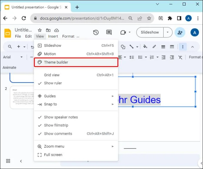 Как да промените цвета на текста в Google Презентации