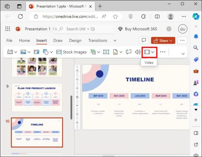 Как да вградите видео в PowerPoint
