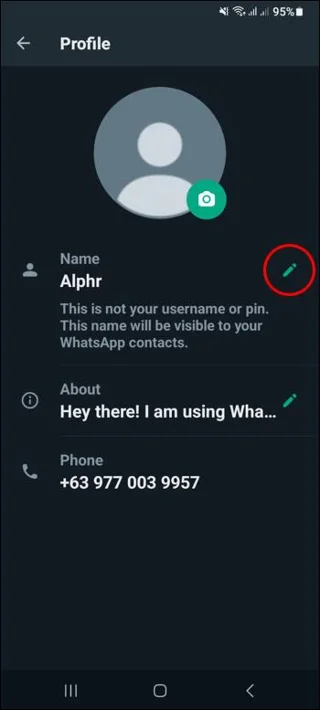 Как да добавите име в WhatsApp