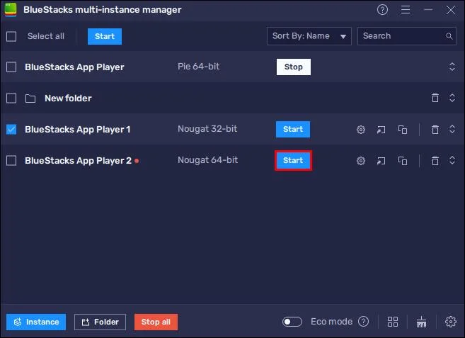 Как да изтриете главен екземпляр в BlueStacks