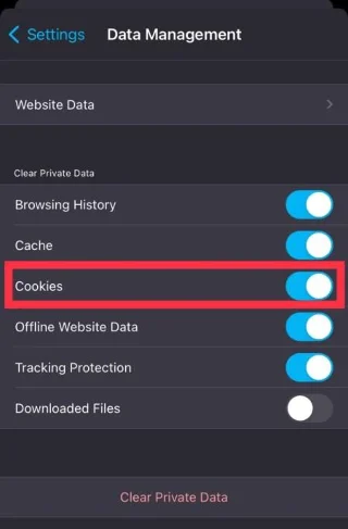 Как да изтриете бисквитките на IPhone