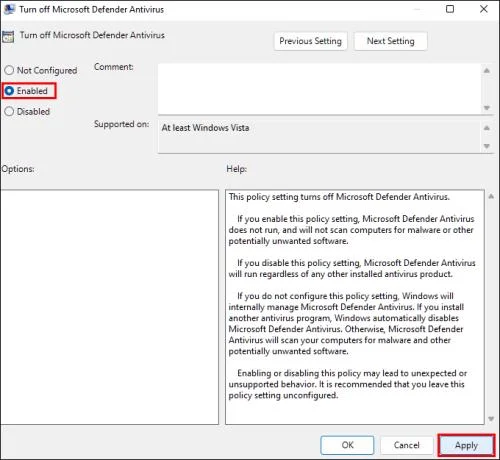 Як вимкнути Windows Defender у Windows 10/11