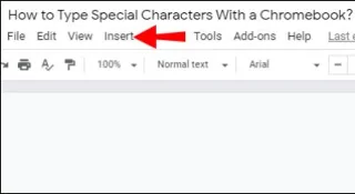 Как да въвеждате експоненти на Chromebook