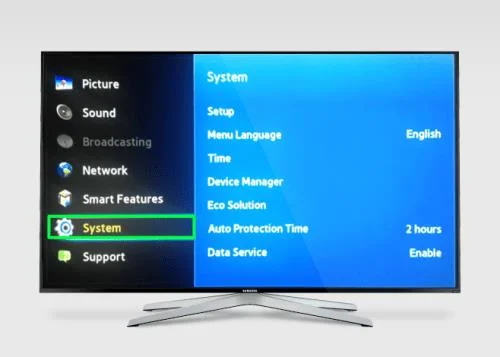 Как да промените езика на телевизор Samsung
