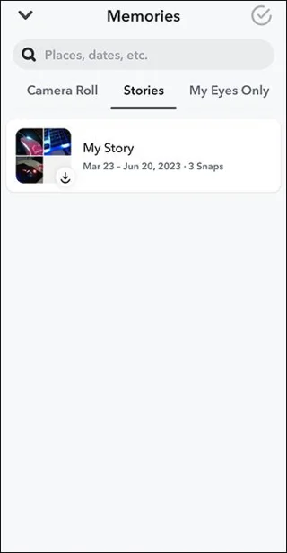 Πώς να δείτε τις αναμνήσεις στο Snapchat