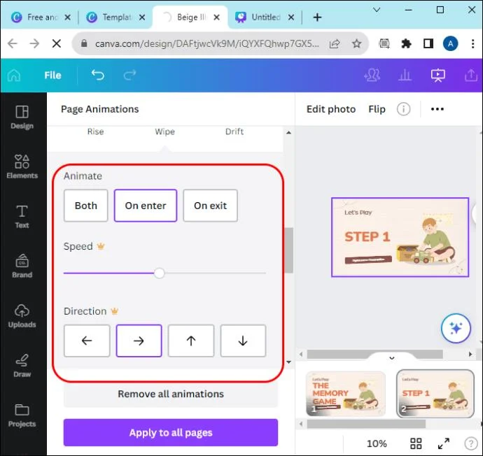 Как да направите текст да се показва при щракване в Canva
