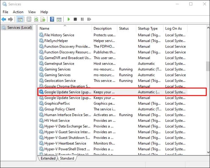 Как да деактивирате автоматичните актуализации в Google Chrome