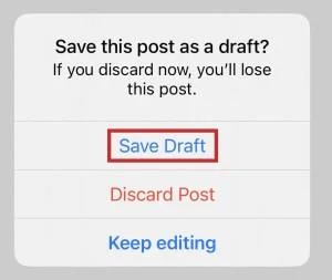 Kā atrast Facebook melnrakstus