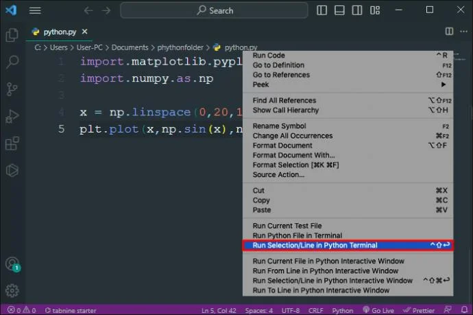 Как да инсталирате Python във VS Code