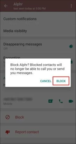 Πώς να διαγράψετε μια επαφή στο WhatsApp