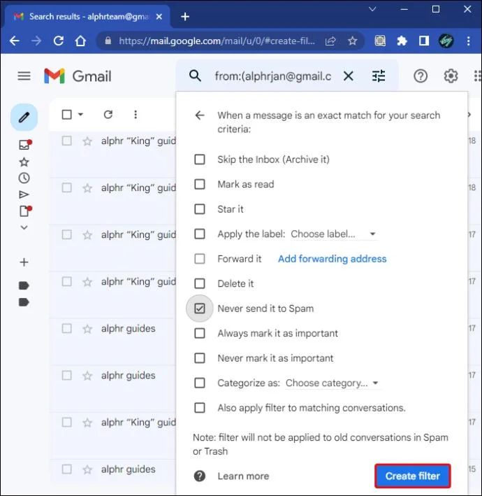 Как да коригирате Gmail, който не получава имейли