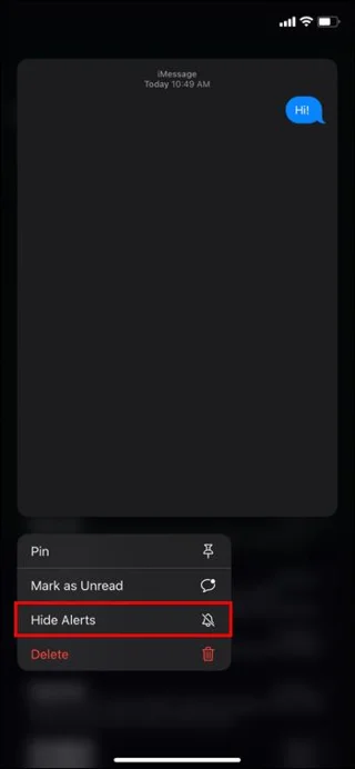 Kuinka estää viestit IMessagessa