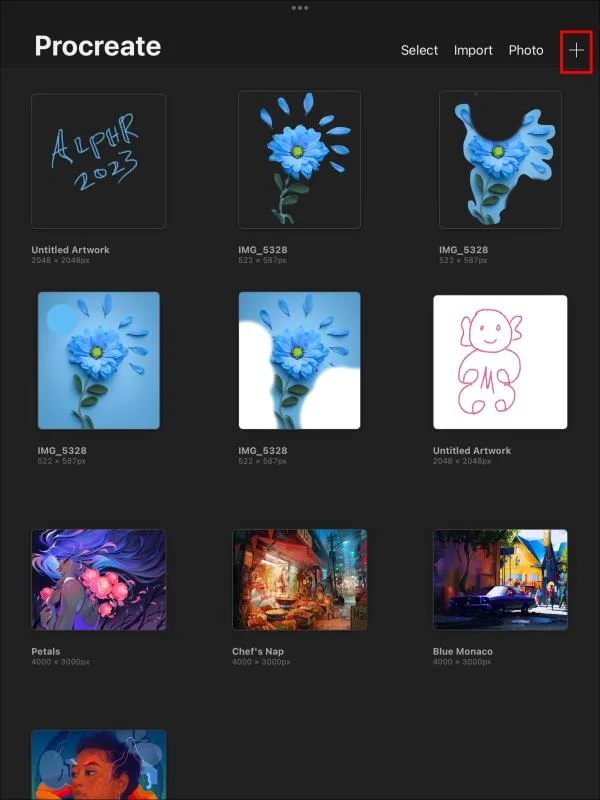 Kā lietot aizpildījuma krāsu Procreate