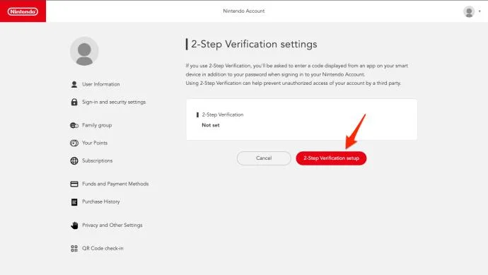 Nintendo акаунт: Как да включите или изключите 2FA