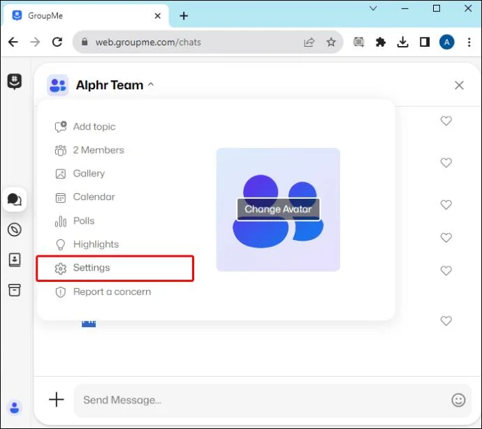 Как да коригирате групата GroupMe, която не се показва