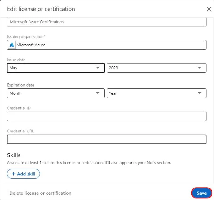 Πώς να προσθέσετε μια πιστοποίηση στο LinkedIn