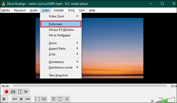 Как да скриете контролите във VLC