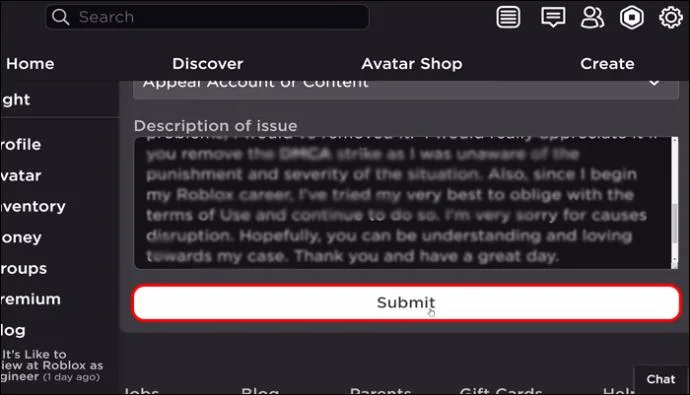 Как да видите забранени акаунти в Roblox