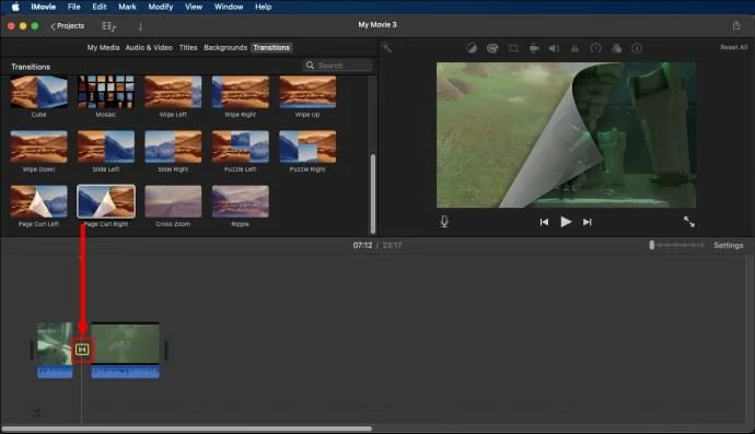 Πώς να αλλάξετε τις μεταβάσεις στο IMovie
