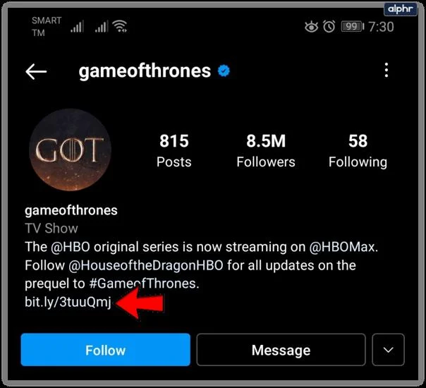 Što znači kada netko kaže "link u biografiji" na Instagramu?