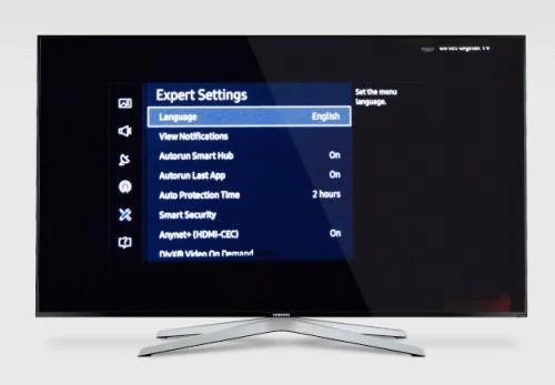 Как да промените езика на телевизор Samsung
