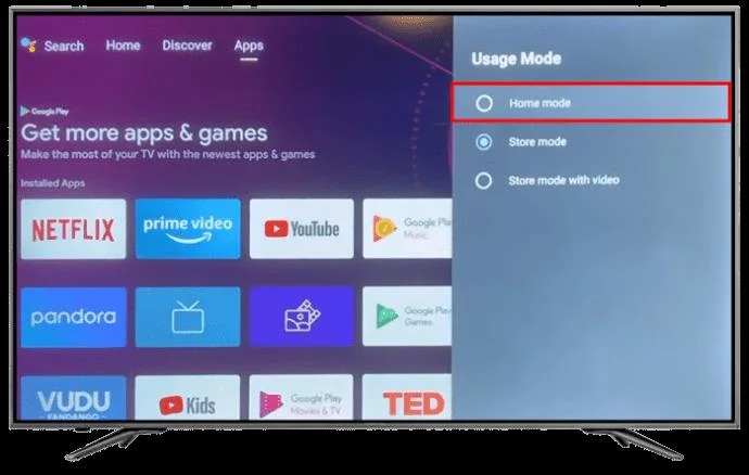 Как да изключите режима на магазин на телевизор Hisense