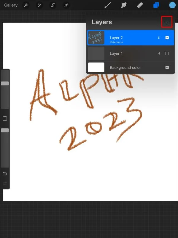Kā lietot aizpildījuma krāsu Procreate