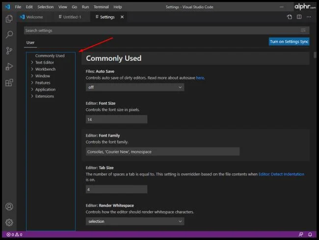 VS Code – Как да промените шрифта