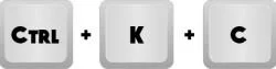 Как да използвате прекия път за коментари във VS Code