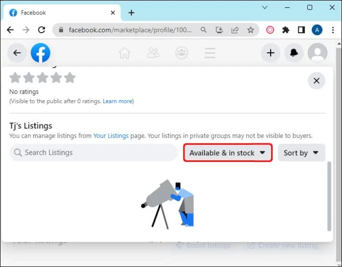 Как да видите продадени артикули във Facebook Marketplace