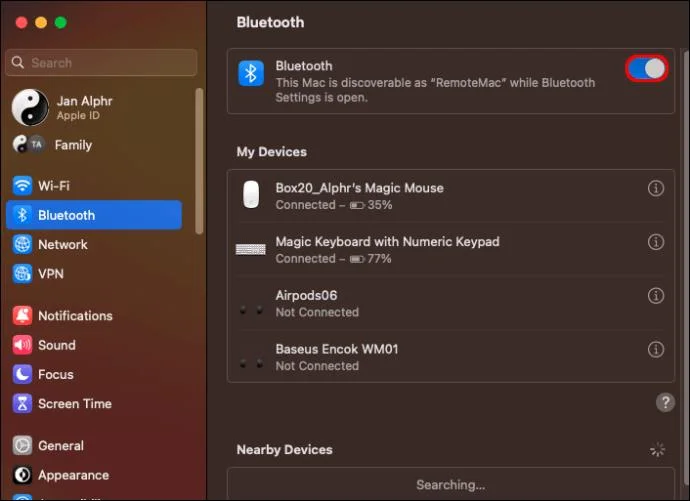 Як надсилати файли з Mac на Windows і навпаки за допомогою Bluetooth