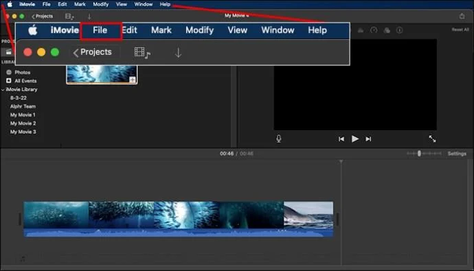 Πώς να αποθηκεύσετε ένα έργο στο IMovie