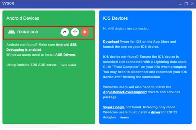 Як віддзеркалити ваш телефон Android на ПК через USB
