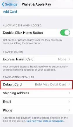 Πώς να αλλάξετε την προεπιλεγμένη κάρτα στο Apple Pay