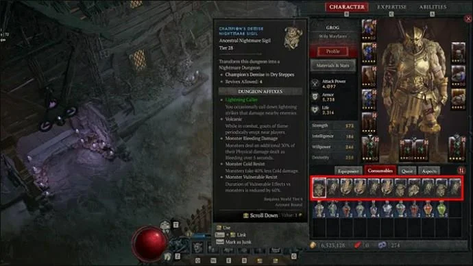 Πώς να δημιουργήσετε Sigils στο Diablo 4