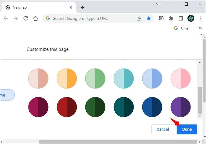 Как да промените цвета на раздела в Chrome