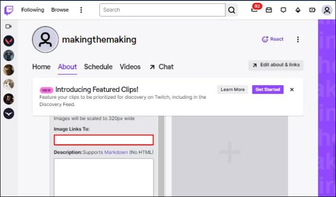 Πώς να προσθέσετε ένα κουμπί εγγραφής στο Twitch