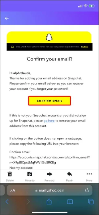 Πώς να αλλάξετε το email σας στο Snapchat
