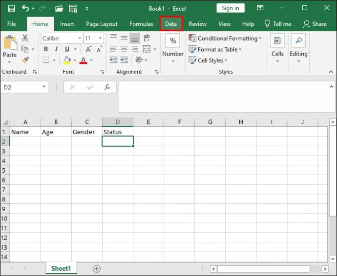 Как да добавите падащ списък в Excel