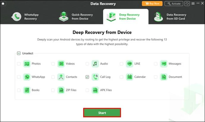 Як відновити видалену історію викликів на пристрої Android